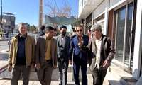 بازدید فرماندار و مدیر جهاد کشاورزی شهرستان زیرکوه از بازار شهر حاجی‌آباد