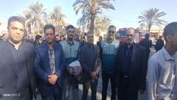 تجدید پیمان با آرمان‌های شهدا، حضور معاون رئیس سازمان و مدیر جهاد کشاورزی در تشییع شهدای گمنام 
