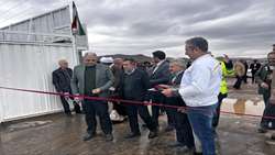 افتتاح مرکز جمع‌آوری شیر دامیاران فردوس و کلنگ‌زنی توسعه‌ طرح